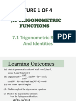 Trigonometric Functions Lecture 1 & 2