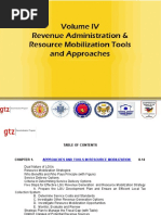 Volume 4 - Revenue Administration & Resouce Mobilization Tools and Approaches