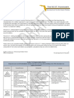 B.E.S.T. Writing Argumentation Rubric: Grades 7-10