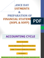 Financial Statement-Adjustment