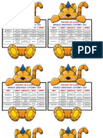 Horario de Clases 2023 Cuaderno