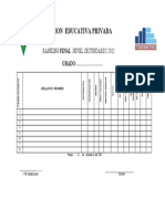 Ranking Formato 2021 Secundaria