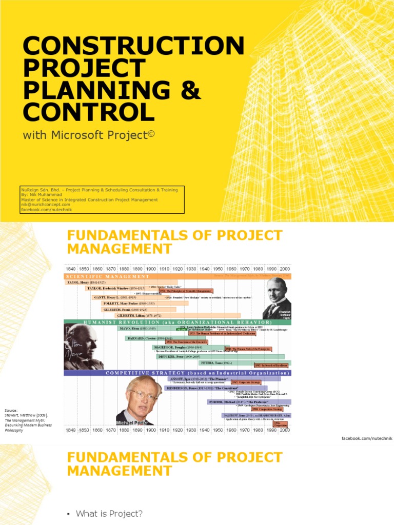 1 - NuReign Sdn. Bhd. - Microsoft Project Training - Slide | PDF