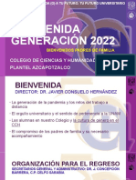 Bienvenida Generación 2022 Padres de Familia