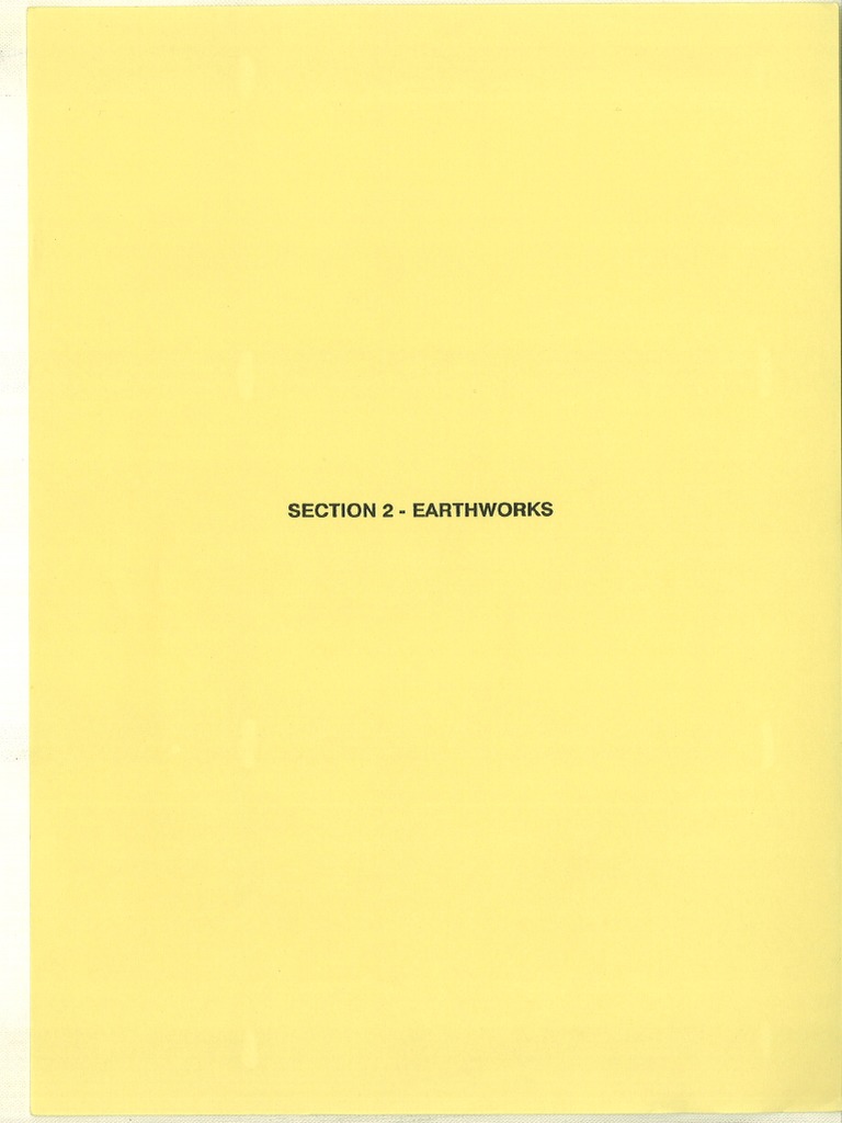 JKR-SPJ-1988 Section 2 - Earthworks (SUPERCEEDED) | PDF