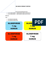 Format Label Obat PKM