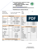 Form Hasil Pemeriksaan Laboratorium FIX