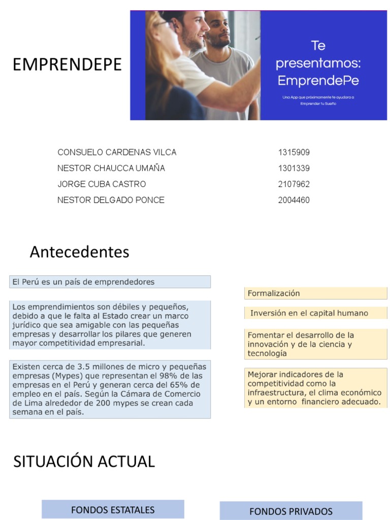 Plataforma para Emprendedores e Inversores | PDF | Iniciativa ...