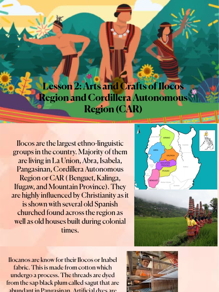 Arts and Crafts of the Ilocos Region and Cordillera Autonomous Region