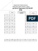 Denah Seat Tempat Duduk