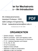 Controllers For Mechatronic Systems