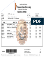 Report of Grades Bsu.2