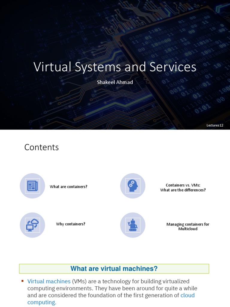 Lecture 12 | PDF | Virtual Machine | Operating System