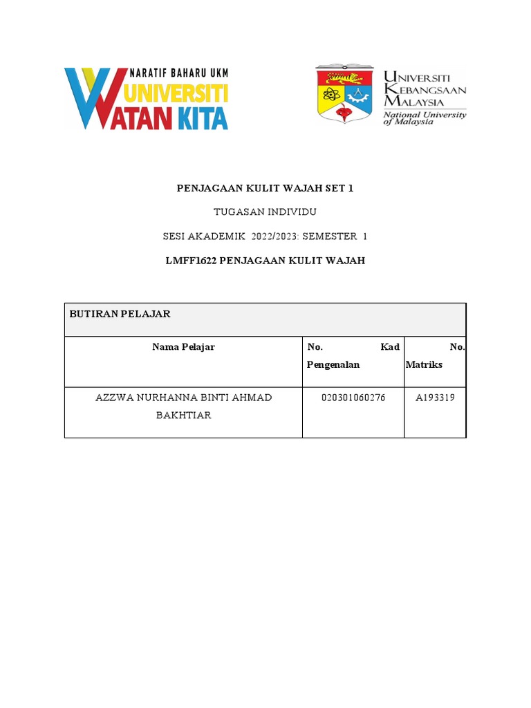 Ahad Tanpa Penjagaan Kulit – Berikan Kulit Anda Rehat