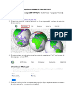 Descarga DEM - SRTM