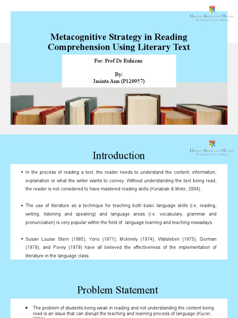 Library Book Style CV by Slidesgo PDF Reading Comprehension