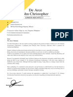 Cover Letter de Arce