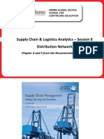 Supply Chain & Logistics Analytics - Session 8 Distribution Network