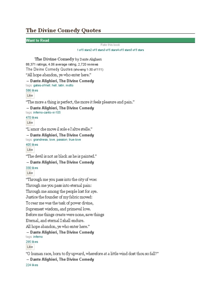 Quote about memory from The Divine Comedy