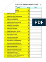 Form Nilai Imtihan 1 2022