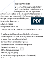 Neck Swelling Causes and Differential Diagnosis