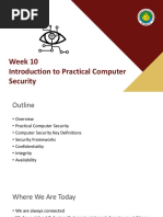 Week 10 Cybersecurity