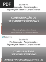 Terceira aula - IIS e NLB