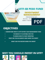 UITF-SB PESO FUND INVESTMENT MANAGEMENT
