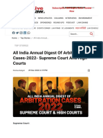 All India Annual Digest of Arbitration Cases-2022