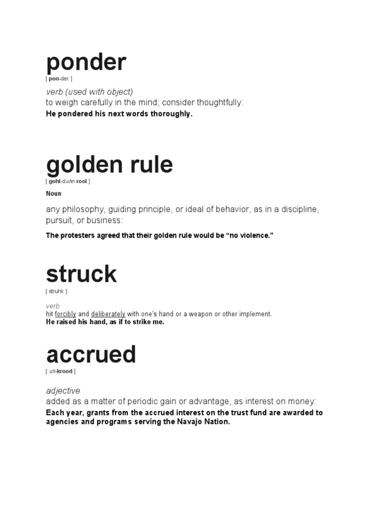 Vocabulary Is Revenge Justified PDF