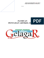 Template Student Journal Gelagar