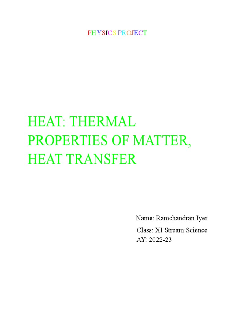 Physics Project 2022-23 - Rough Draft | PDF