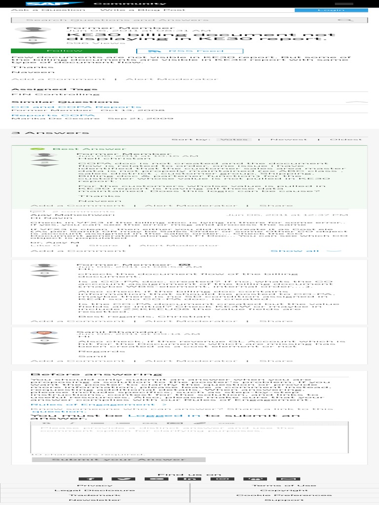 KE30 Billing Document Not Displaying in KE30 Report. SAP Community
