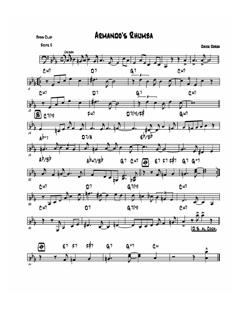 Armando’S Rhumba Pdf , Armando’s Rhumba (Chick Corea) – VDXKGP