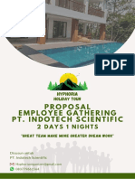 Proposal Penawaran Kerjasama Gathering PT. Indotech Scientific