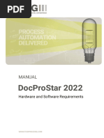 DocProStar 2022 Hardware Software Requirements