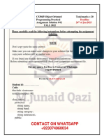 CS304P Assignment 2 Solution by M.junaid Qazi