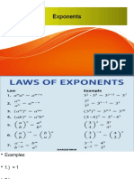 Exponents (2nd Topic)