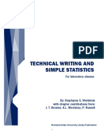 Technical Writing and Statistics Guide