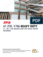 SKB A7 F38 F7DA Heavy Duty Roller Shutters User Manual - 210417 - 001