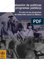 LIBRO_La Evaluación de Políticas y Programas Públicos. El Caso de Los Progranas de Desarrollo Social en Mexico (Miriam Cardozo)