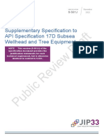 Supplementary Spec To API Specification 17D Subsea Wellhead and Tree Equipment With Justifications S 561Jv2022 11