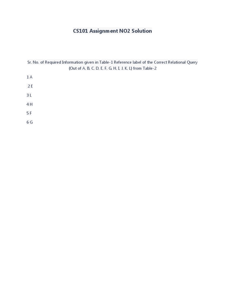 cs101 assignment 2 solution pdf download