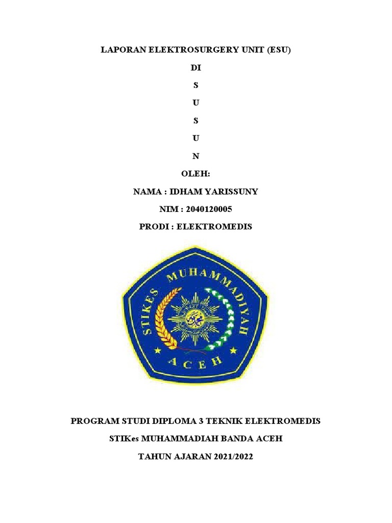 Panduan Lengkap Elektrosurgery Unit (ESU) | PDF | Komputer | Teknologi ...