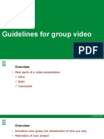 D09 - Group Video Guidelines