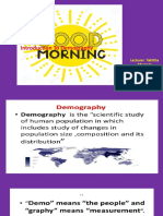 Introduction To Demography