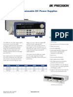 Multi-Range Programmable DC Power Supplies: Data Sheet