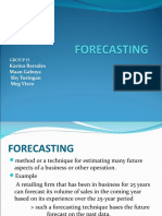 Forecasting GroupH
