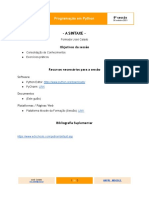 Guião Da 8 Sessão - Consolidação - PYTHON - ANPRI