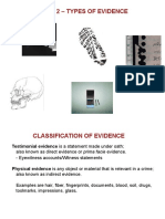 CH 2 Webnotes - Types of Evidence